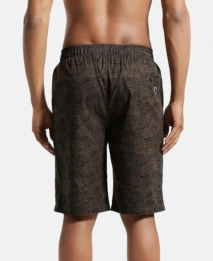 Jockey US88 Men's Super Combed Mercerized Cotton Woven Fabric Regular Fit Printe